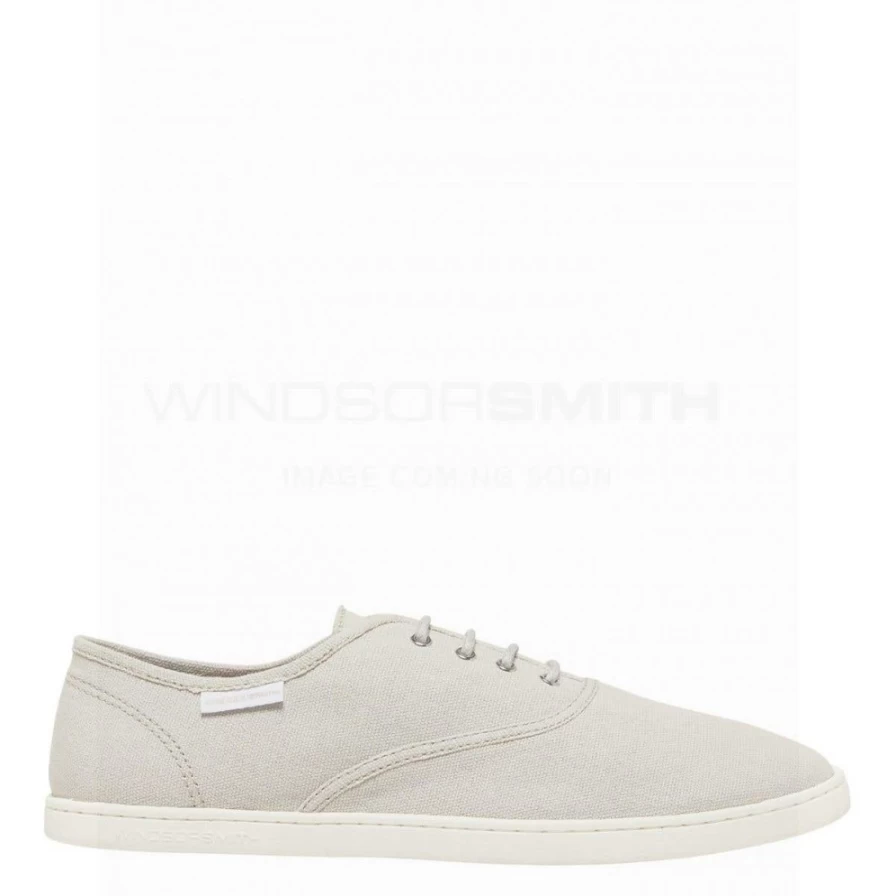 WindsorSmith Men's Navy Canvas & White Stanley Ash Canvas Sneakers
