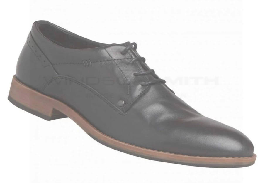 WindsorSmith Men's Derek Black Leather Shoes - Blk Leathe Dress Footwear for Men