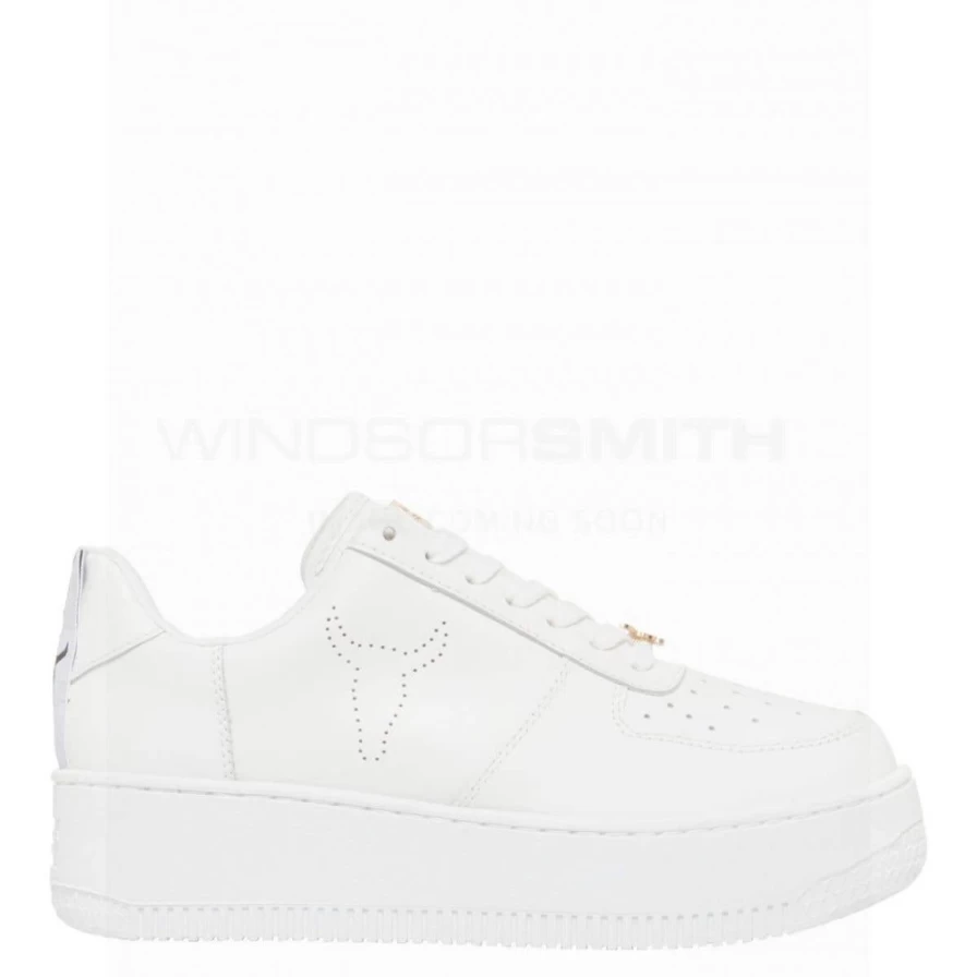 WindsorSmith Women's Black Leather Racerr Shoes