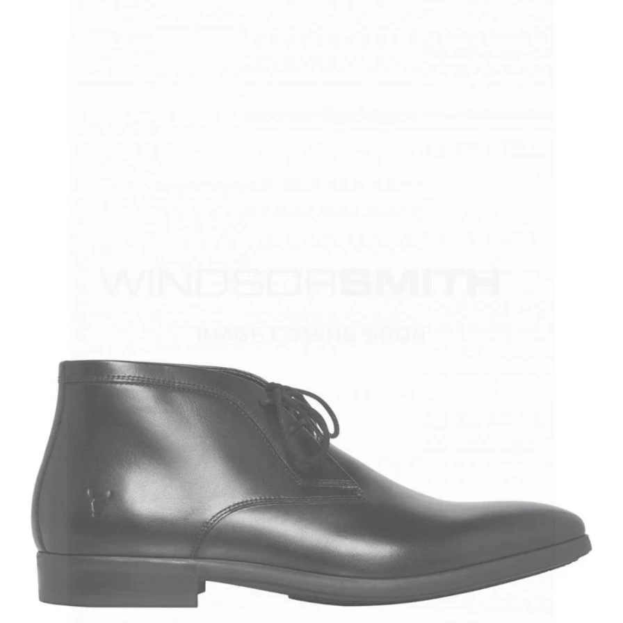 WindsorSmith Men's Myles Black Leather Shoes