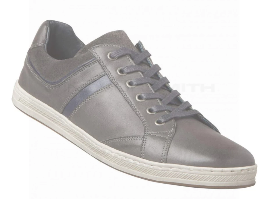 WindsorSmith Men's Tan Leather Art157 Grey Loafers
