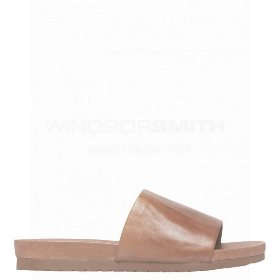 Windsor Smith Women's Amy Tan Black Leather Shoes