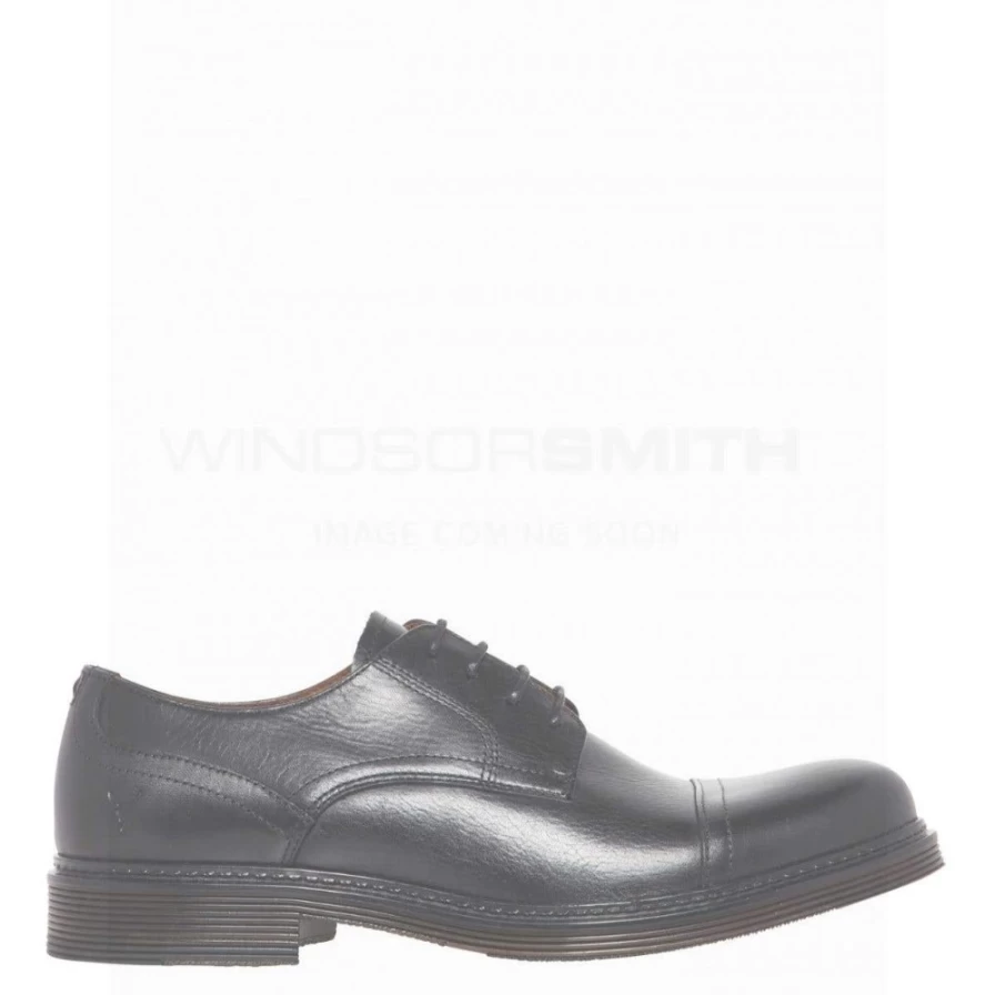 WindsorSmith Men's Harry Black Leather Shoes Blk Leather Dress Formal
