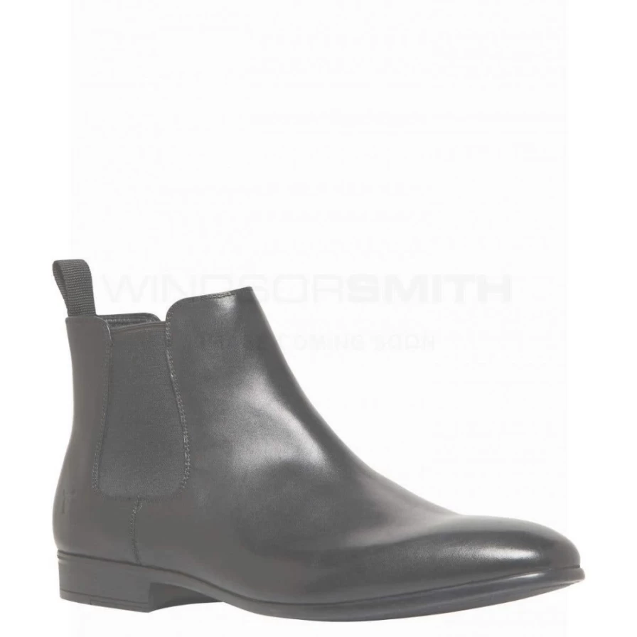 WindsorSmith Men's Mari Black Leather (Blk Leather) Boots