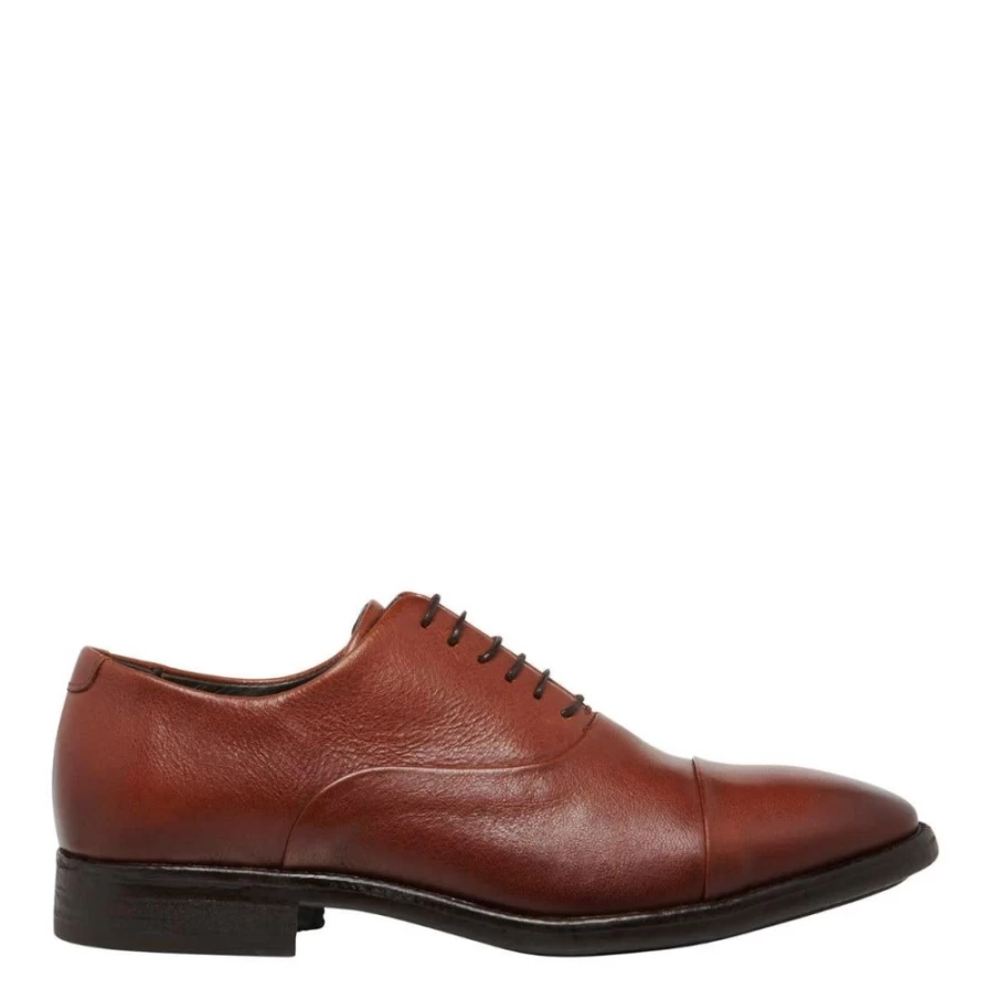 WindsorSmith Men's Osborne Camel Black Leather Shoes