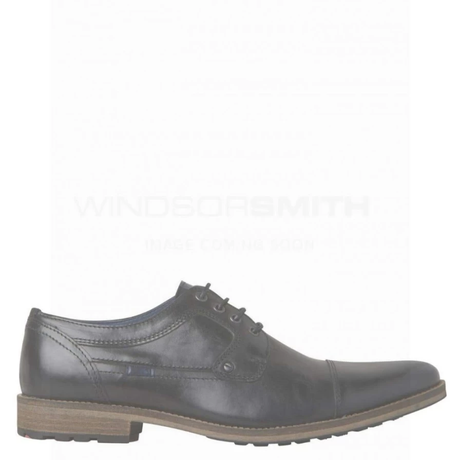 WindsorSmith Men's Manor Black Leather Dress Shoes - Blk Leathe Formal Footwear