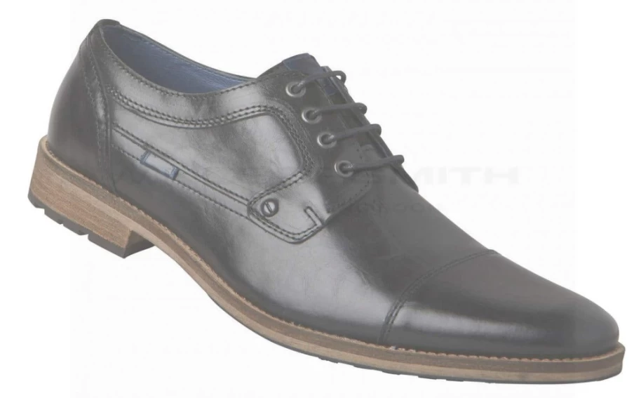 WindsorSmith Men's Manor Black Leather Dress Shoes - Blk Leathe Formal Footwear