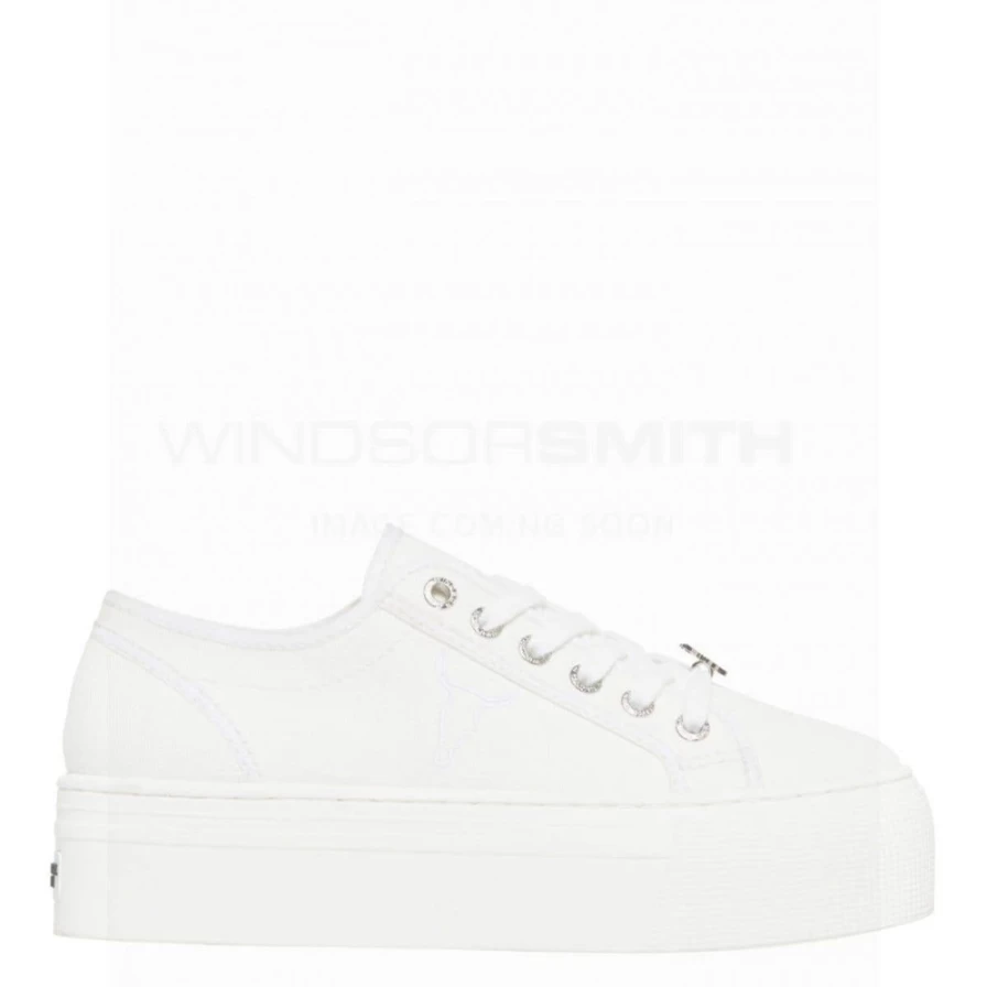 Windsor Smith Women's White Canvas Ruby Sneaker - Stylish & Comfortable