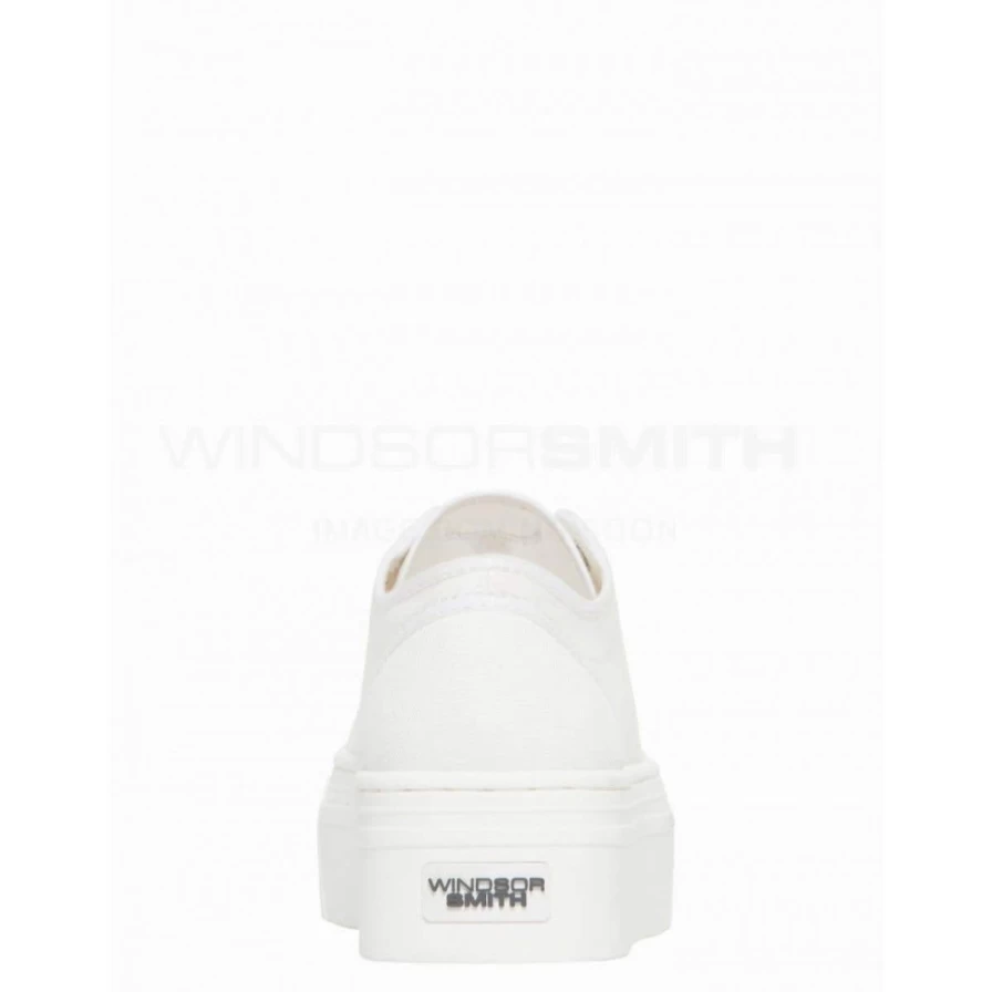 Windsor Smith Women's White Canvas Ruby Sneaker - Stylish & Comfortable