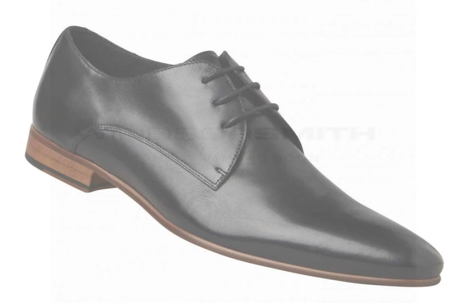 WindsorSmith Men's Saul Black Leather Shoes - Blk Leather Dress Footwear for Men
