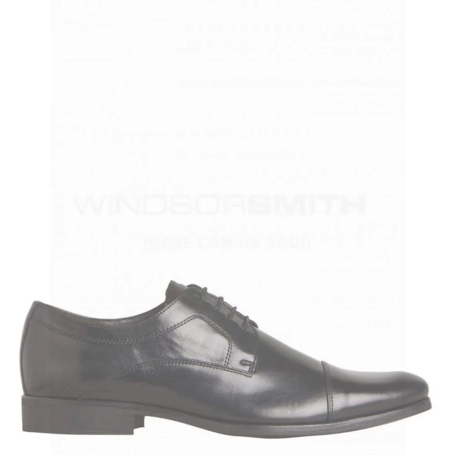 WindsorSmith Men's 1490B Black Leather Dress Shoes