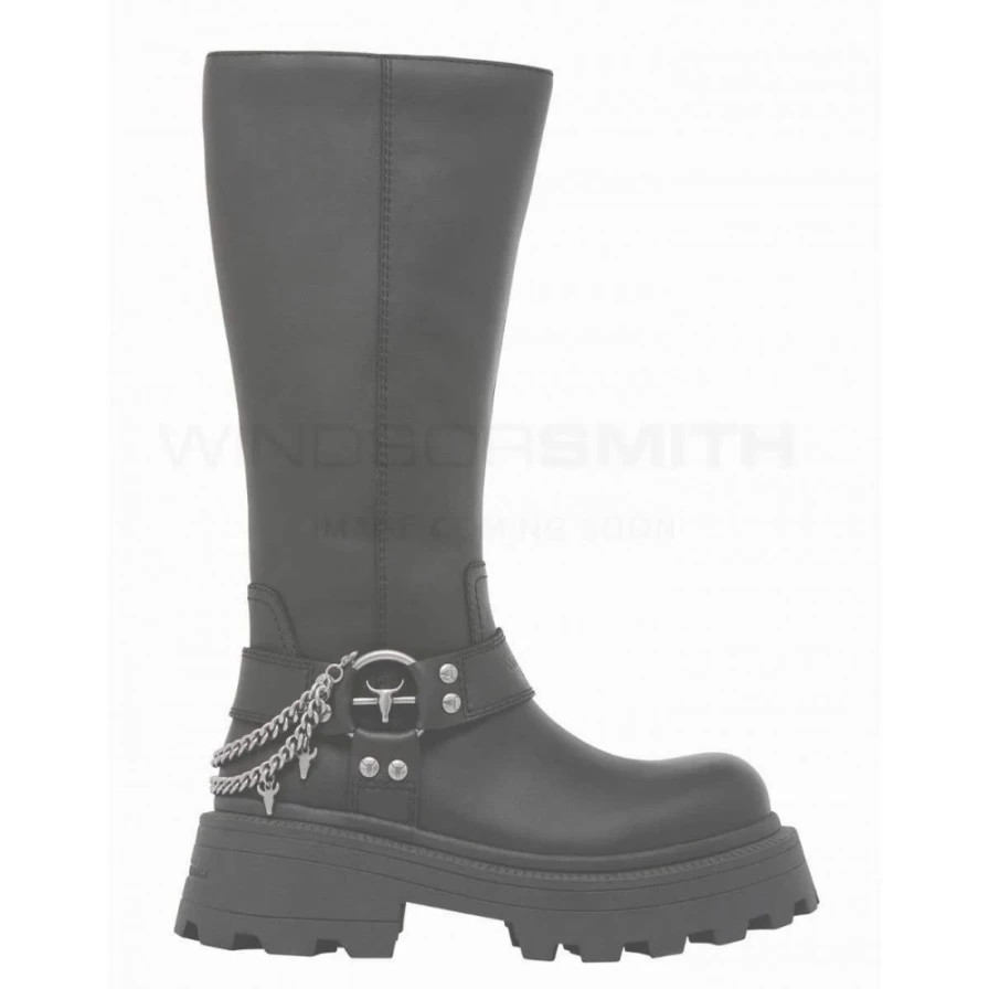 Windsor Smith Women's Thief Black Leather Boots