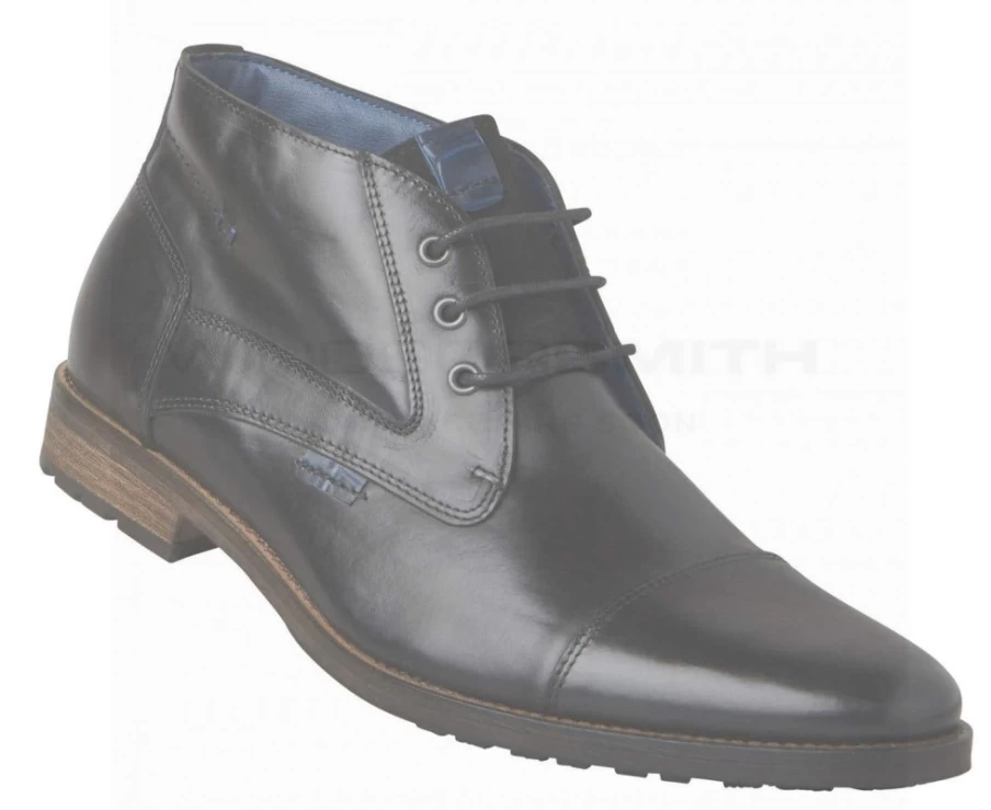 WindsorSmith Men's Black Leather Mansion Boots