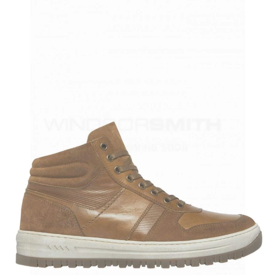 WindsorSmith Men's Black Cognac Leather Shoes - Urge Collection