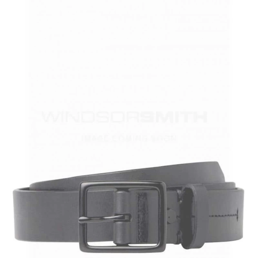 WindsorSmith Men's Austin Jean Belt in Black Leather - Stylish & Durable