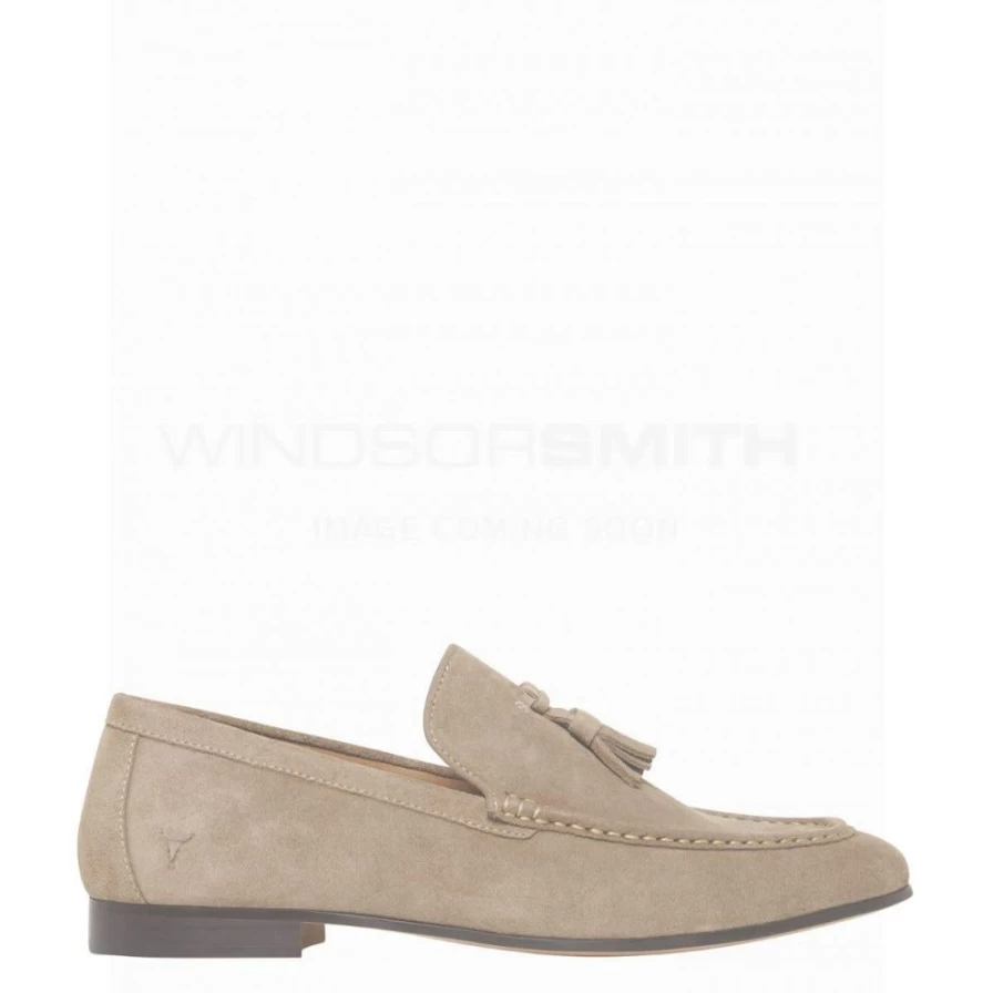 Windsor Smith Men's Taupe Suede Shoes - Benton Collection