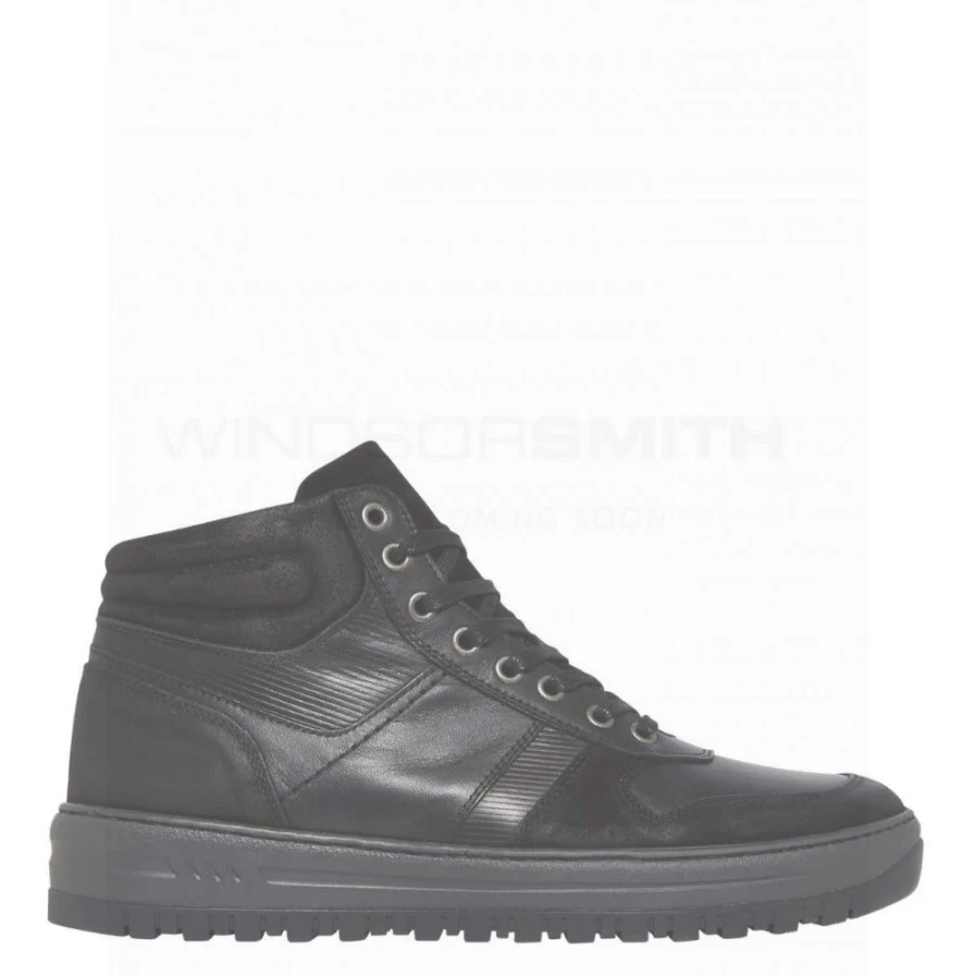 WindsorSmith Men's Black Urge Leather Shoes