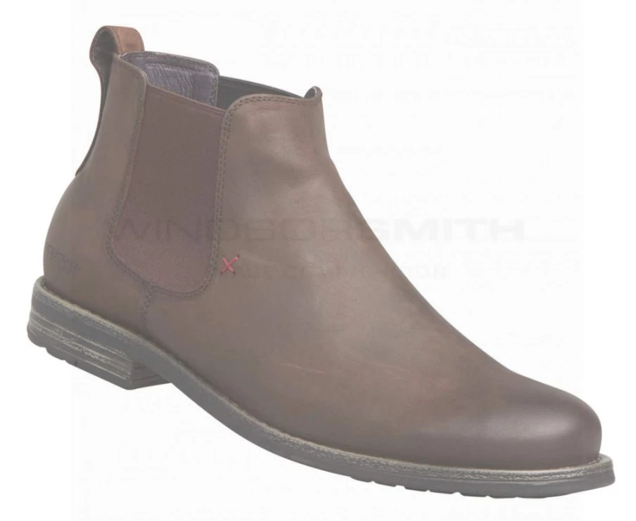 WindsorSmith Men's Blk Leather Cornell Brown Leather Shoes