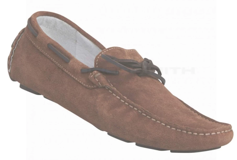 Windsorsmith Men's Navy Suede Tobacco Shoes - Wassp Collection