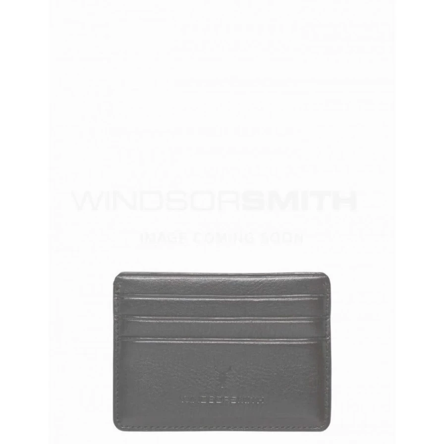 WindsorSmith Men's Leather Card Holder - Black One Size Laken