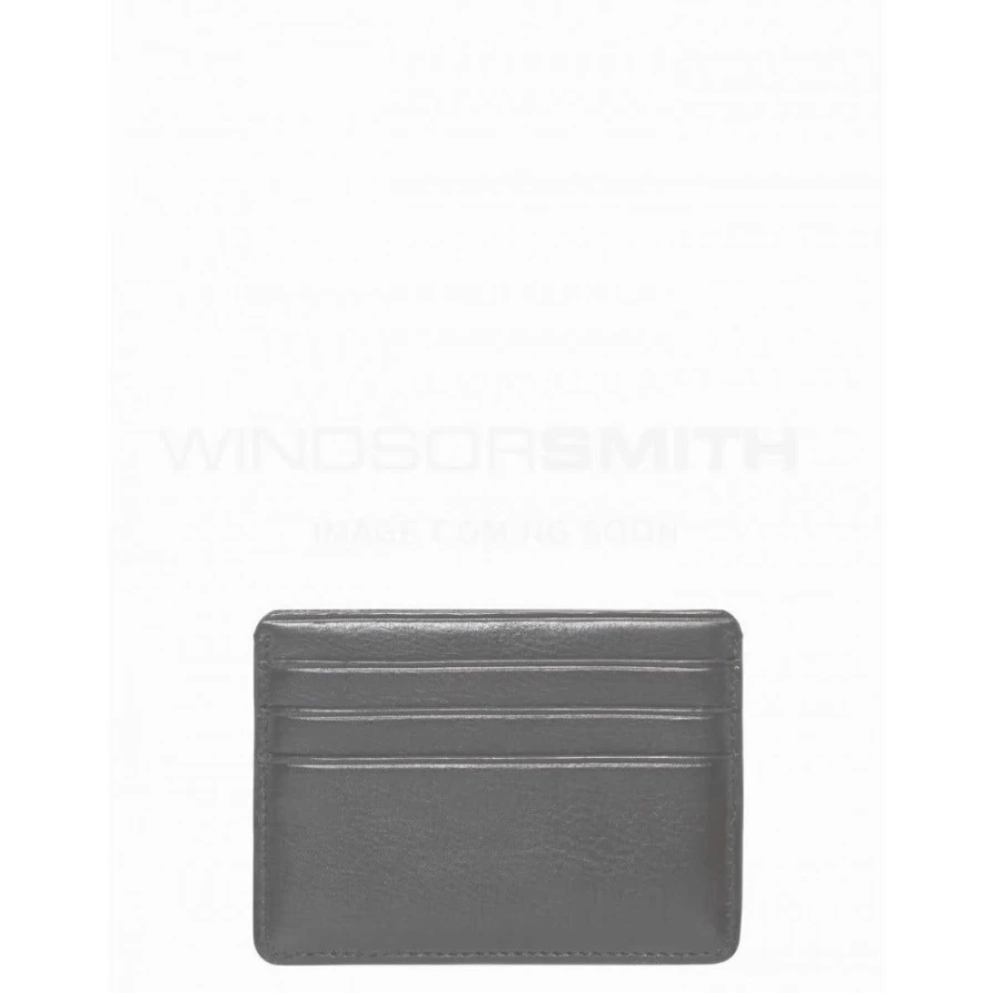 WindsorSmith Men's Leather Card Holder - Black One Size Laken