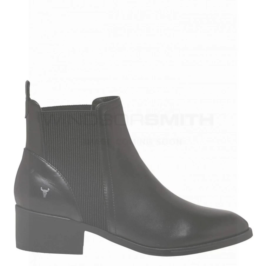 Windsor Smith Women's Raf Black Leather Shoes - Blk Leathe