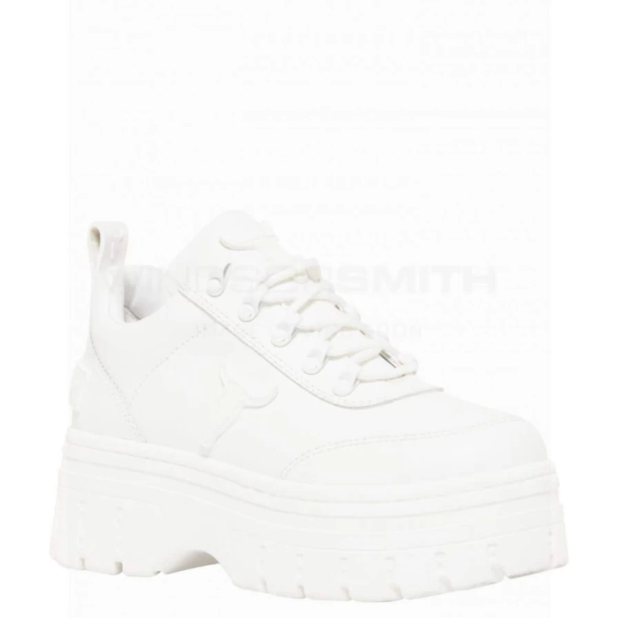 WindsorSmith Women's White Leather Lux Sneakers - Elegant & Comfortable Footwear