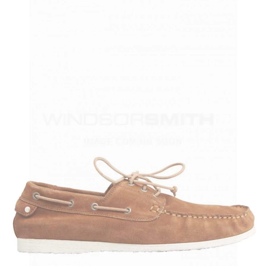 WindsorSmith Men's Cognac Suede Leather Shoes - Joie Collection