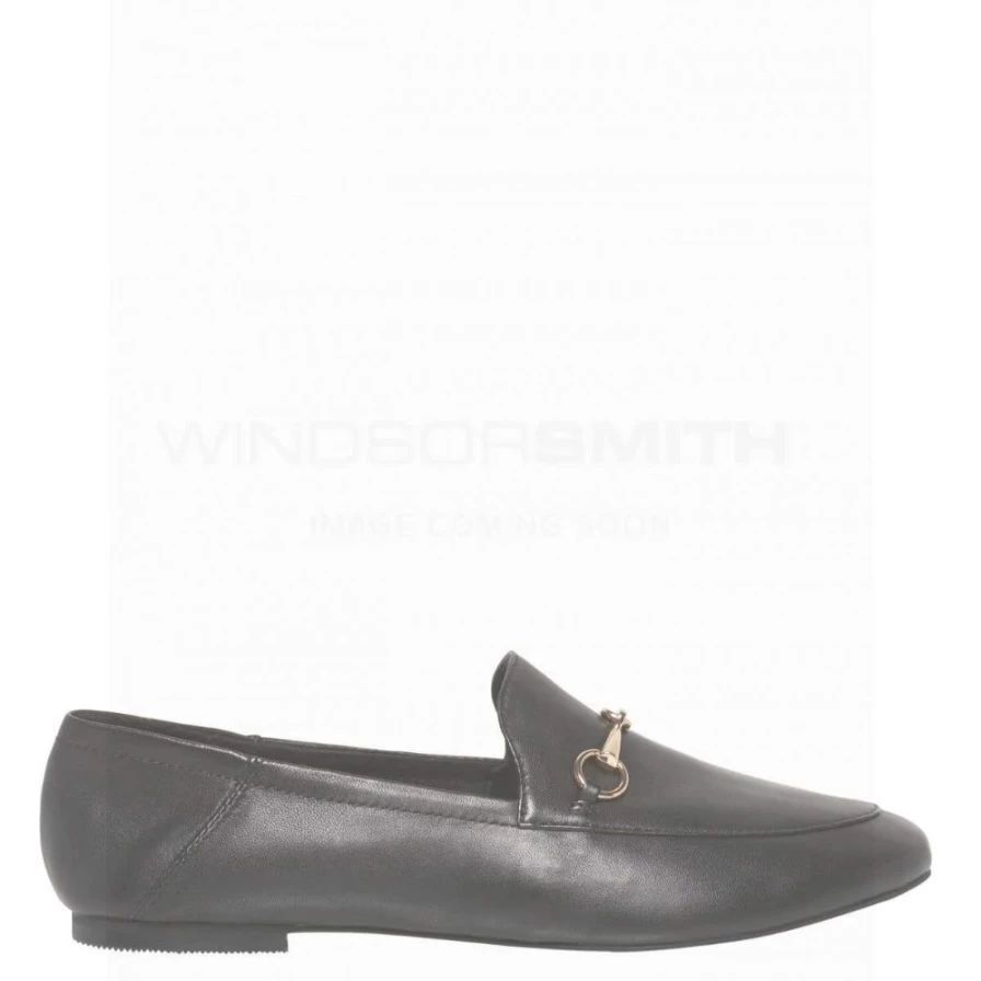 Windsor Smith Women's Black Dani Loafers – Classic Slip-On Comfort Shoes