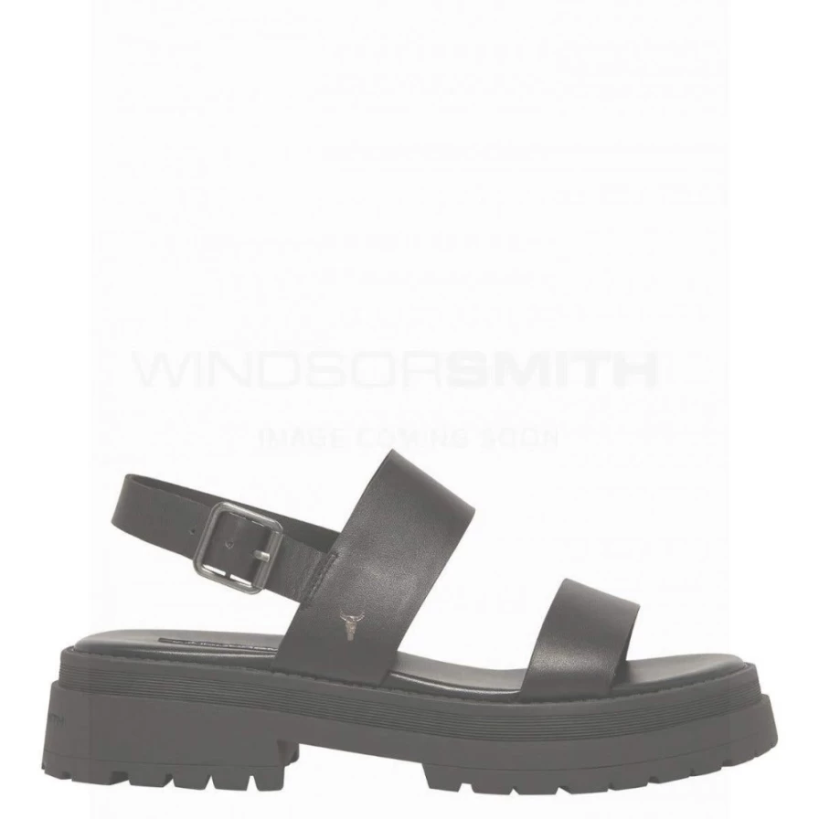 WindsorSmith Women's White Leather Loyalty Sandals