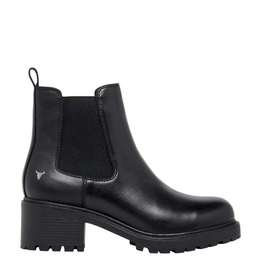 WindsorSmith Women's Black Leather Boots - Stylish & Comfortable Footwear