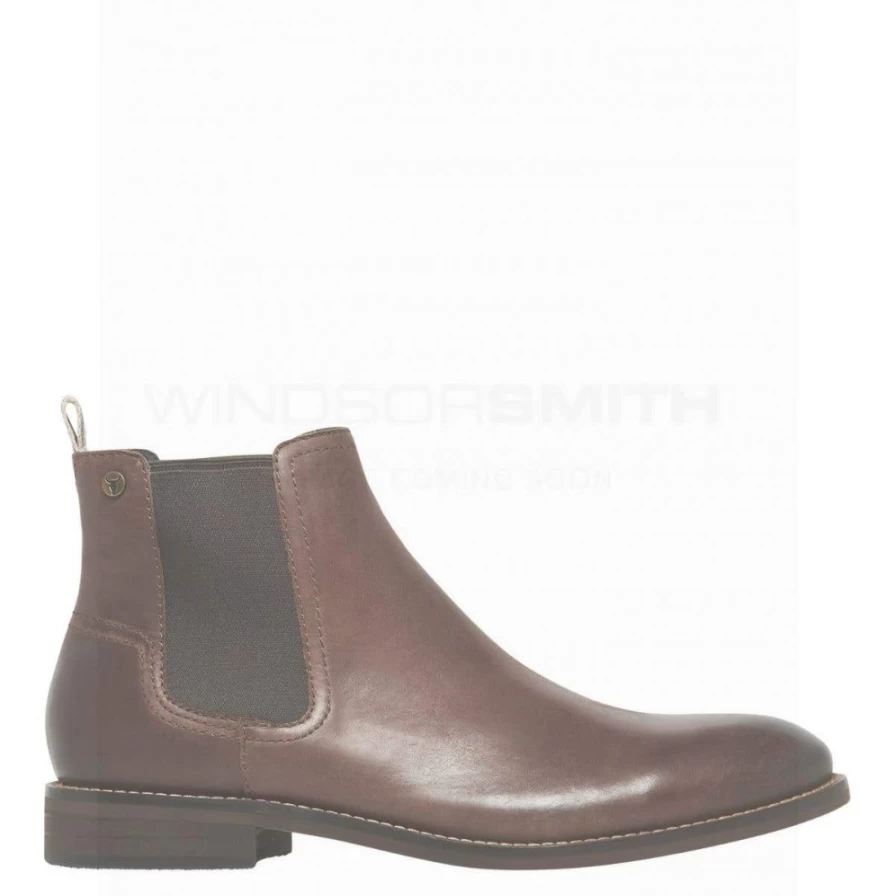 WindsorSmith Men's George Brown Leather Shoes - BRN Leather Casual & Dress Footwear