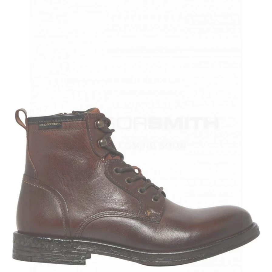 WindsorSmith Justin Cognac Leather Men's Shoes