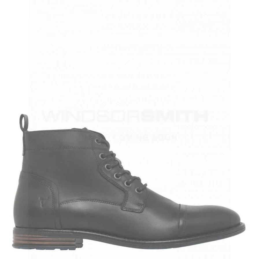 WindsorSmith Men's Aidan Black Leather Shoes